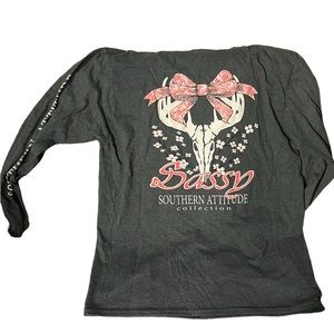 Southern attitude long sleeve shirt
